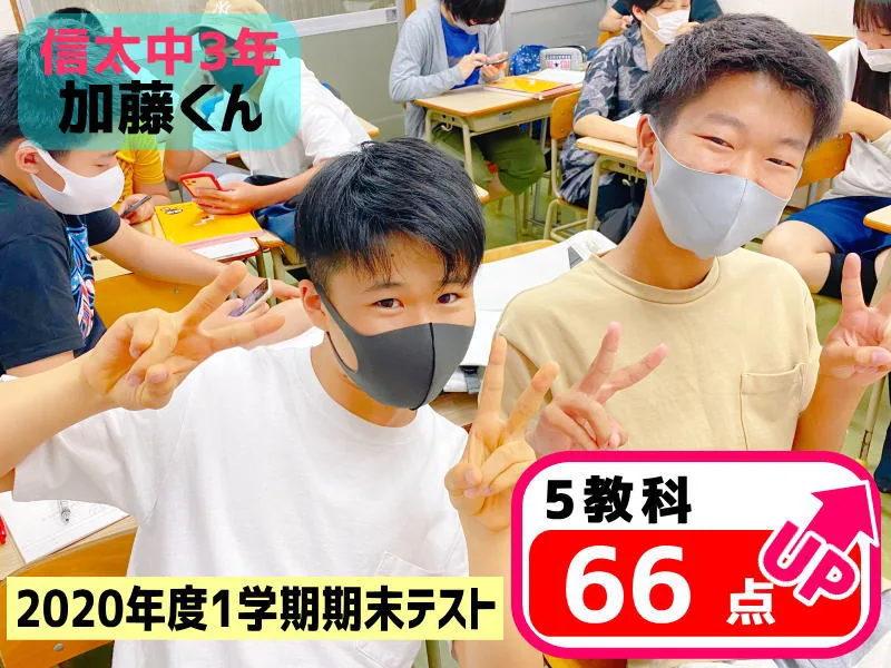 2020年度 頑張った生徒たちの写真 2