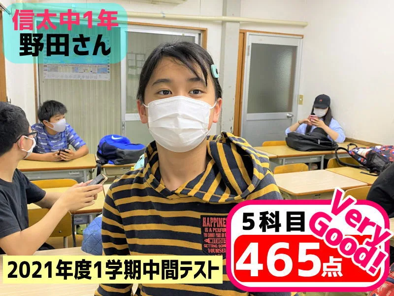 2021年度 頑張った生徒たちの写真 1