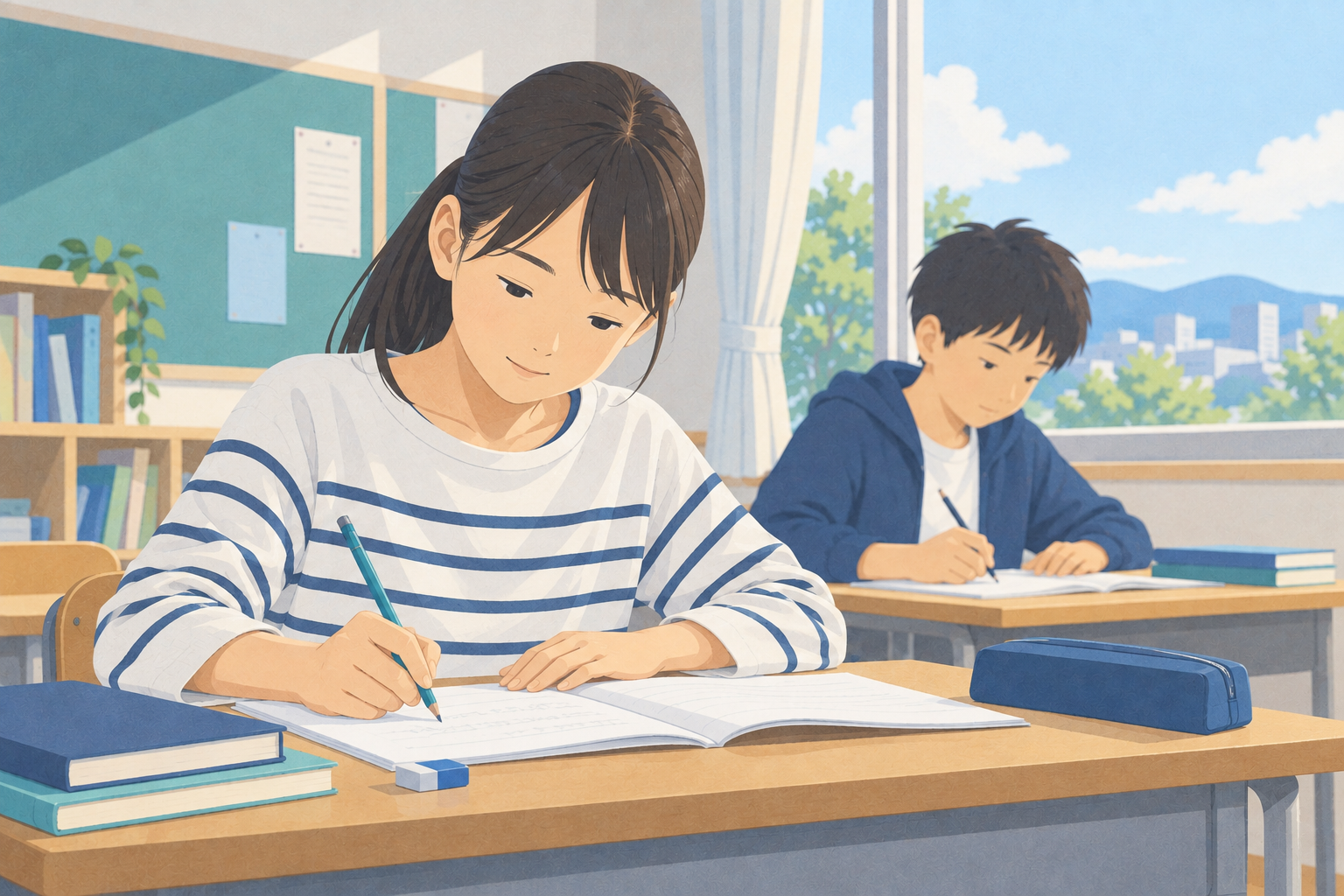 小学生コースの学習風景